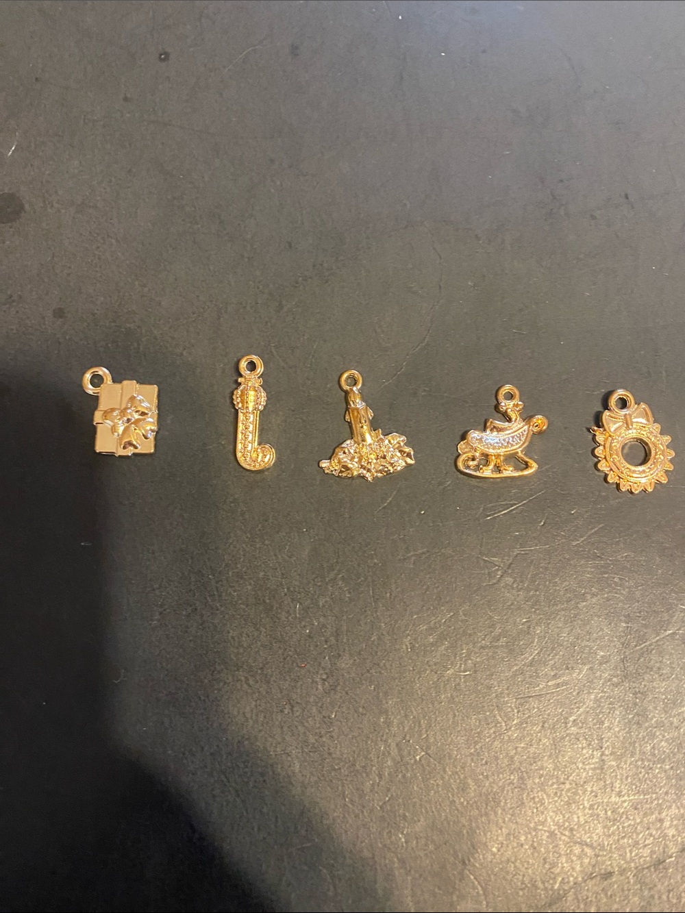 Fashion Jewelry Gold Charm Bracelet Accent Set